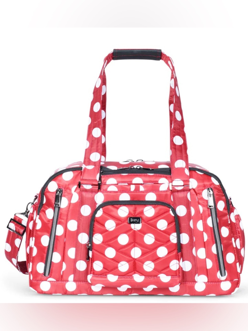 Lug Propeller 2 Overnight Bag Crimson Dot Red Disney Minnie Mouse Polka Dot